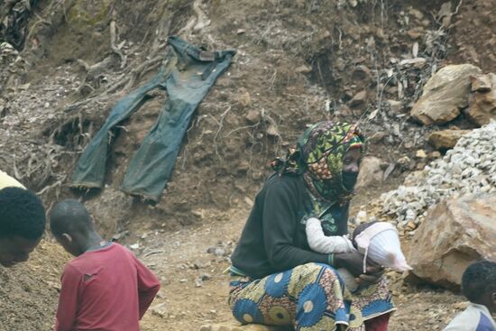 Auch Babies werden mitgenommen