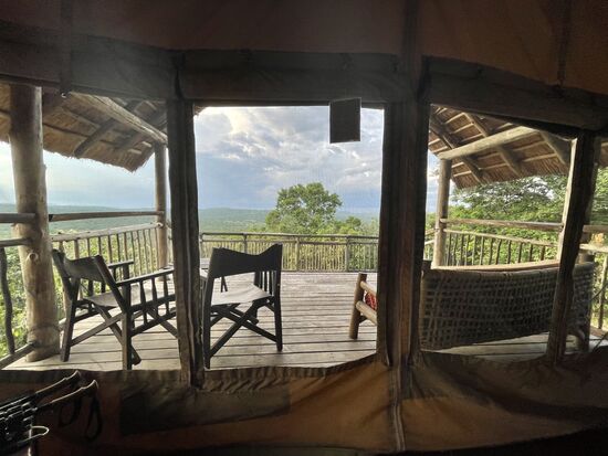 Alles mit Fliegennetzen versehen und die Reißverschlüsse müssen verriegelt werden, denn die schlauen Affen bekommen sie aufgezogen