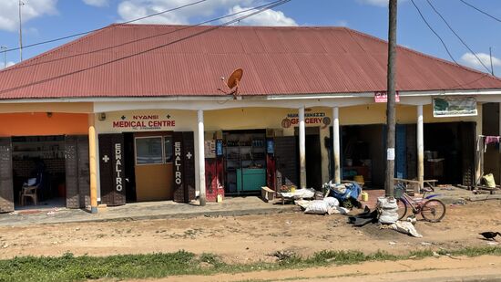 Wir sehen viele Medical-Centres