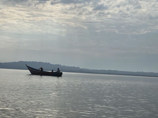 Viele Fischerboote sind schon unterwegs