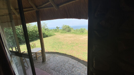 Und hat den tollen Blick auf den See