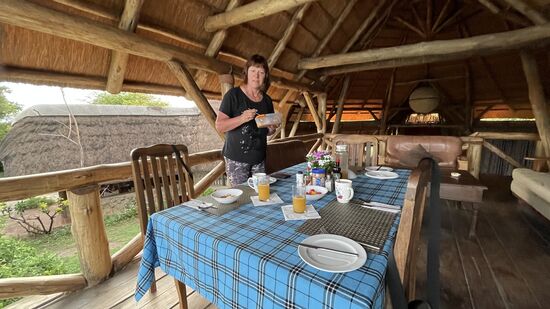 Frühstück mit Aussicht