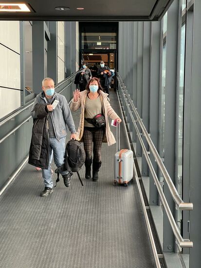 In den Flieger nach Frankfurt kommen wir schon mal…