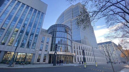 Nahe bei unserem Hotel ist der oberste Gerichtshof der USA