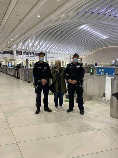 …und nette Polizisten treffen….