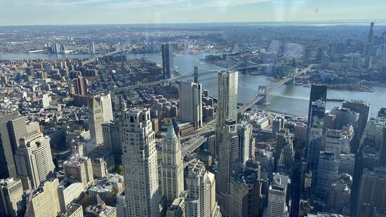 Hier kann man toll die Brücken sehen