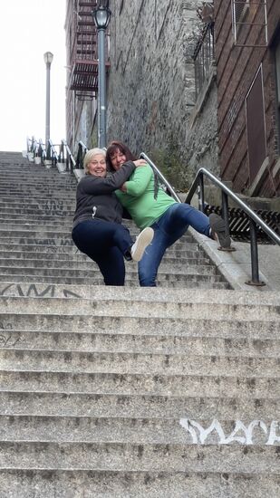 Lachen und tanzen…