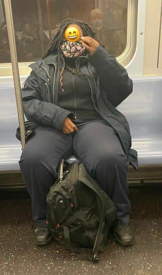 Wieder eine typische New Yorkerin…