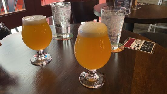 Dieses lokale Bier schmeckt super - die Preise verderben leider die Freude ein wenig daran. Mit Trinkgeld ist man für 2 Bier direkt bei 24 USD.