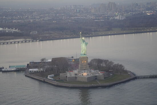 Und zum Abschluss noch eine Runde um die Freiheitsstatue