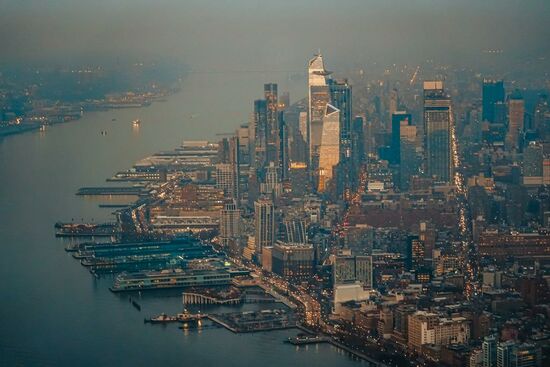 Es ist unglaublich, wieviel Hochhäuser auf dieser Landzunge sind