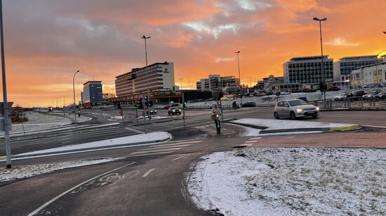 Obwohl es gerade -2 Grad sind, kommt es einem viel kälter vor