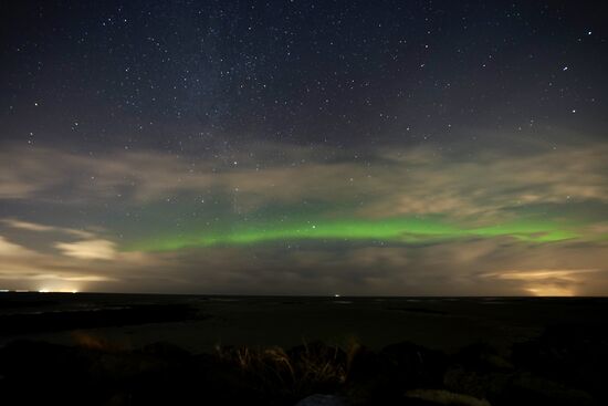 Wir bekommen zwischendurch ein Becherchen Kakao und fahren dann gegen 0.30 Uhr zurück- Vorteil der Tour: todmüde und tiefer Schlaf garantiert