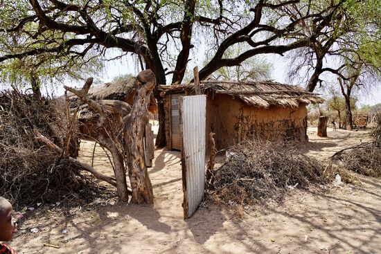 Hier ein kleiner Supermarkt.