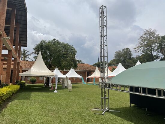 Der Campus der Uni ist sehr schön angelegt.