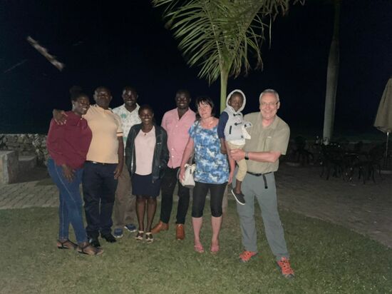 Ein schönes Abschiedsfoto mit allen