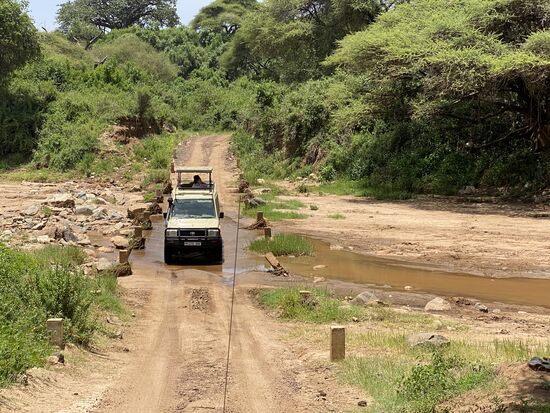 Wenn hier Regenzeit ist, dann geht es an dieser Stelle nicht weiter.