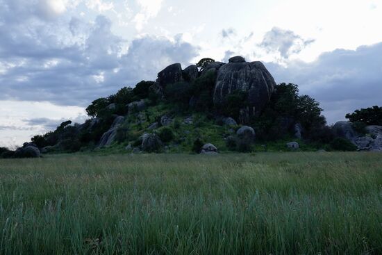 Sieht aus wie der Felsen aus „König der Löwen“.