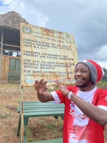 Angekommen! Auf 1840m—Gestartet sind wir aber schon bei 1500m