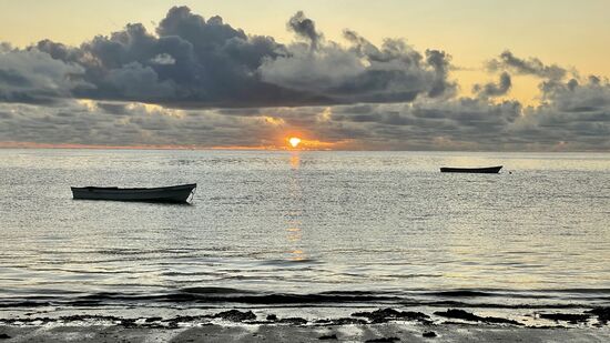 Jeden Morgen sieht der Himmel anders aus.