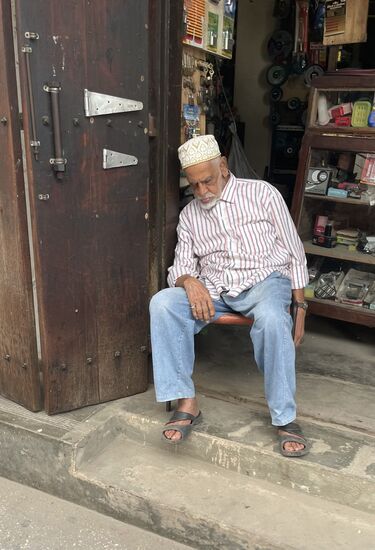 Er macht mal eben eine kleine Pause.