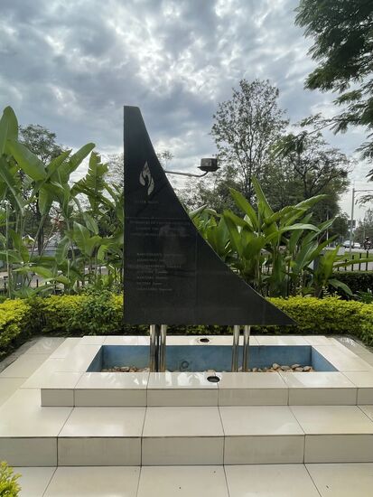 Deshalb gibt es hier auch ein Denkmal