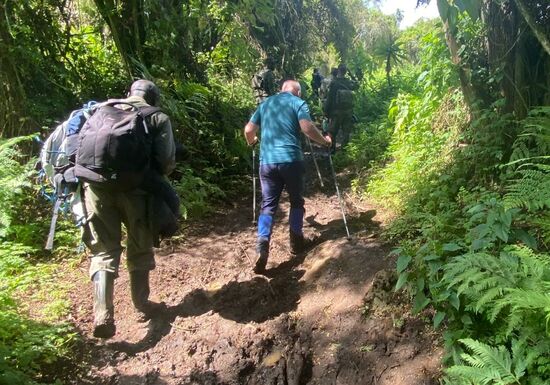 Weiter geht es - nur nicht schlapp machen!