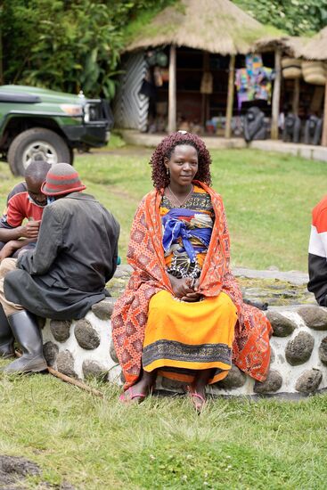 Farbenprächtige Kleidung