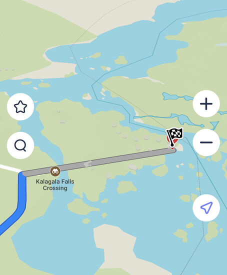 Nach knapp 4 Stunden erreichen wir die „ Lemala wild Waters Lodge“