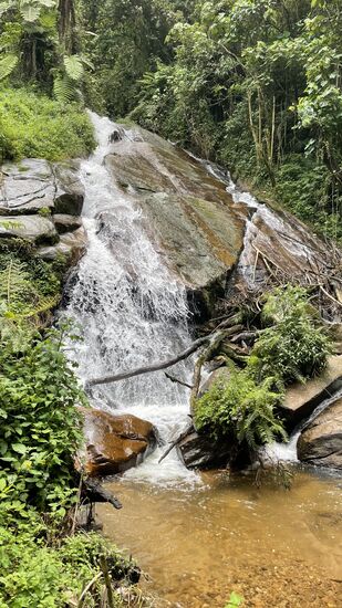 Da sind wir am Wassertfall