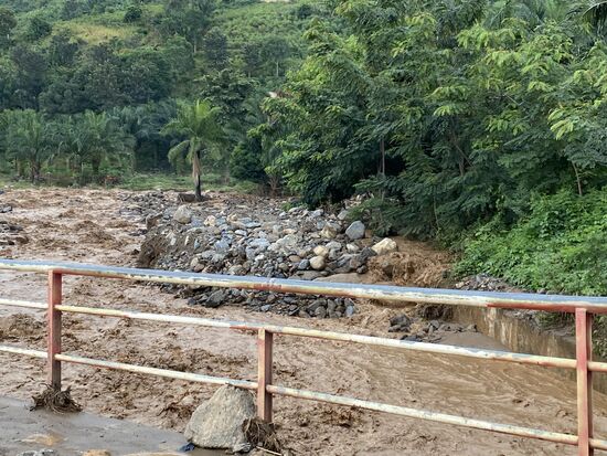 Auch hier sieht man die Urgewalt, die das Wasser hat.