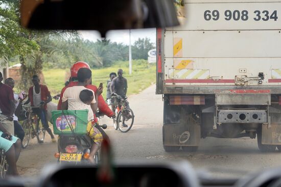 Auf dem Motorbike kann man auch noch das Phone benutzen…