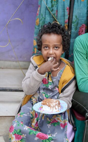 Das ist wieder Beti—sie ist besonders anhänglich