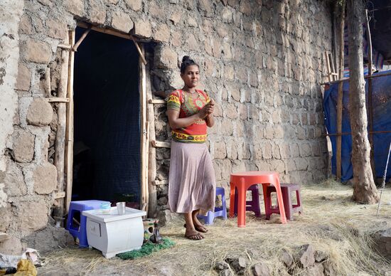 Hier trinken wir einen frisch gebrühten Kaffee
