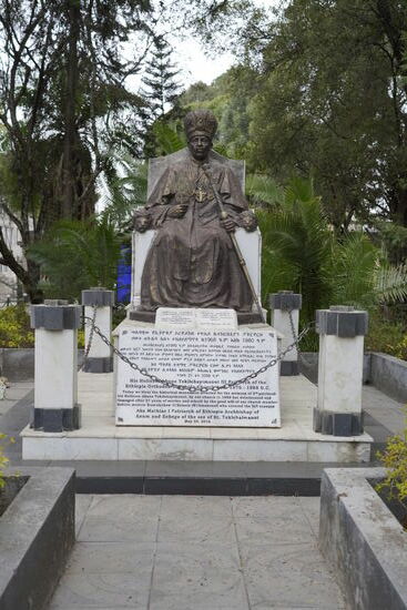 Hier der Namenspatron.