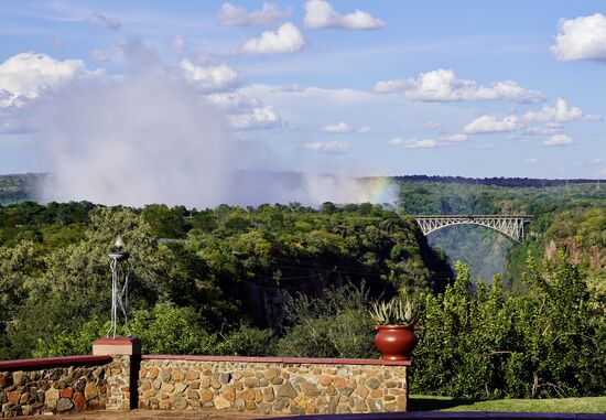 Außerdem gibt es wohl immer einen Regenbogen zu sehen