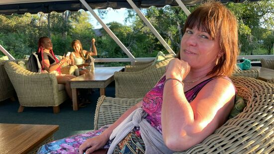 Das Boot ist ungefähr zur Hälfte ausgebucht