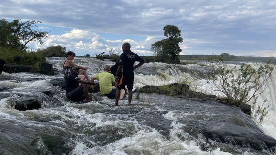 Es ist schon ein Nervenkitzel hier oben