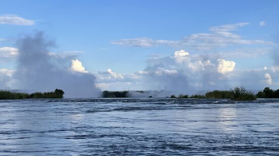 Die Gischt der Wassermassen—das sieht man nur zur Regenzeit