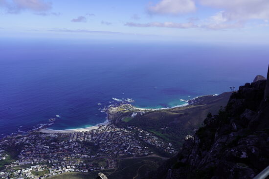 Wir sind oben angekommen und sind überwältigt von der Aussicht.