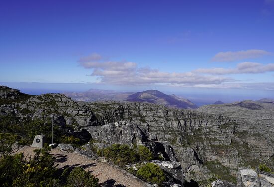 Es lohnt sich auf jeden Fall oben auf dem Tafelberg ein wenig zu wandern.
