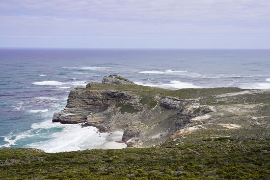 Wir sind angekommen. Hier sehen wir jetzt das Cliff, an dem wir vorher waren.