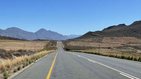 Die Strecke ist sehr dünn besiedelt