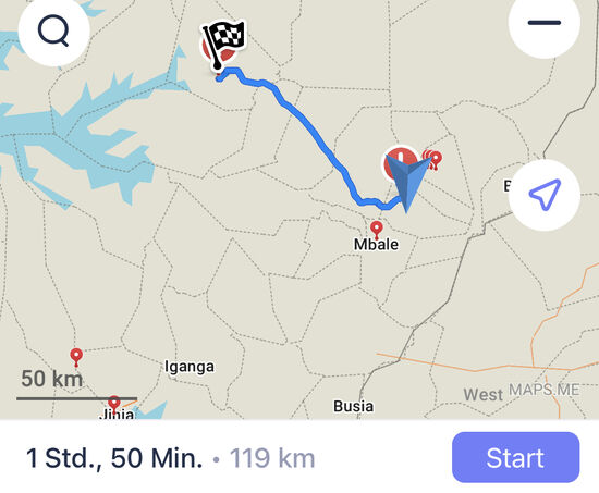 Nach dem lunch gehts dann weiter Richtung Norden /Soroti
Die Straße ist sehr gut und wir brauchen nur 3 Stunden