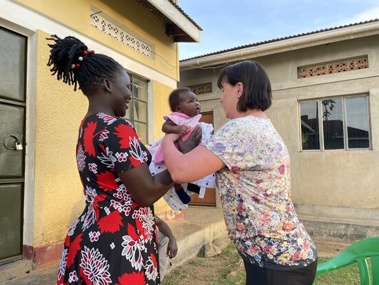 Das ist die kleine Christine—nach mir benannt…