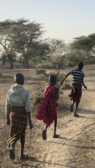 Der Ring wird mit einem Stab vorangetrieben.
Unsere Eltern kennen dieses Spielzeug sicher noch