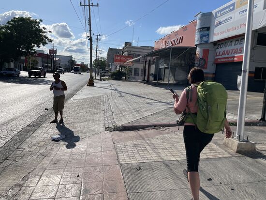 Vom Busbahnhof bis zu unserer Unterkunft bei Fernando und Rosy sind es nur 500m