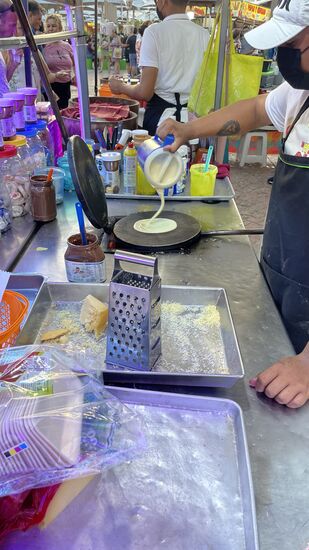 Auch hier ist der Andrang groß….