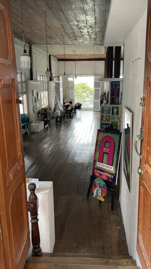 Blick in eines der vielen Ateliers