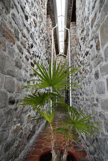 Wir schlendern noch etwas durch die Nebengebäude der alten Kathedrale. Angegliedert sind weitere Gebäude, in denen vermutlich früher die Geistlichen und Schwestern gelebt haben.